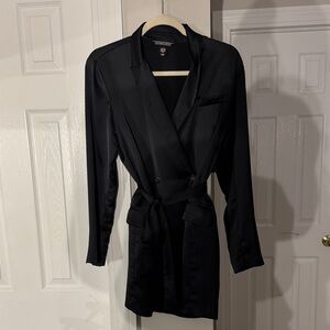 Black suit dress with Belt